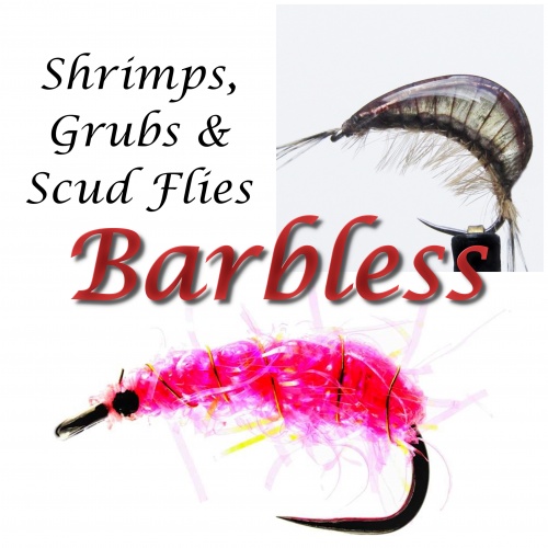 Barbless Shrimps, Grubs & Scud Flies